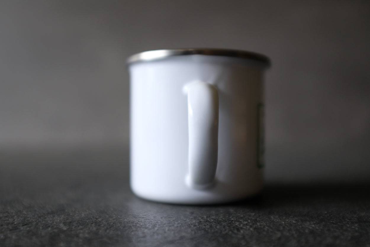 Emaille Tasse "Spessart Meine Heimat" - Spessartbrett