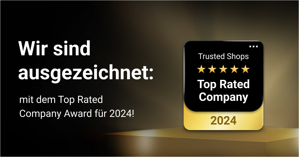 Spessartbrett Trusted Shops Auszeichnung für Top Rate Shop 2024