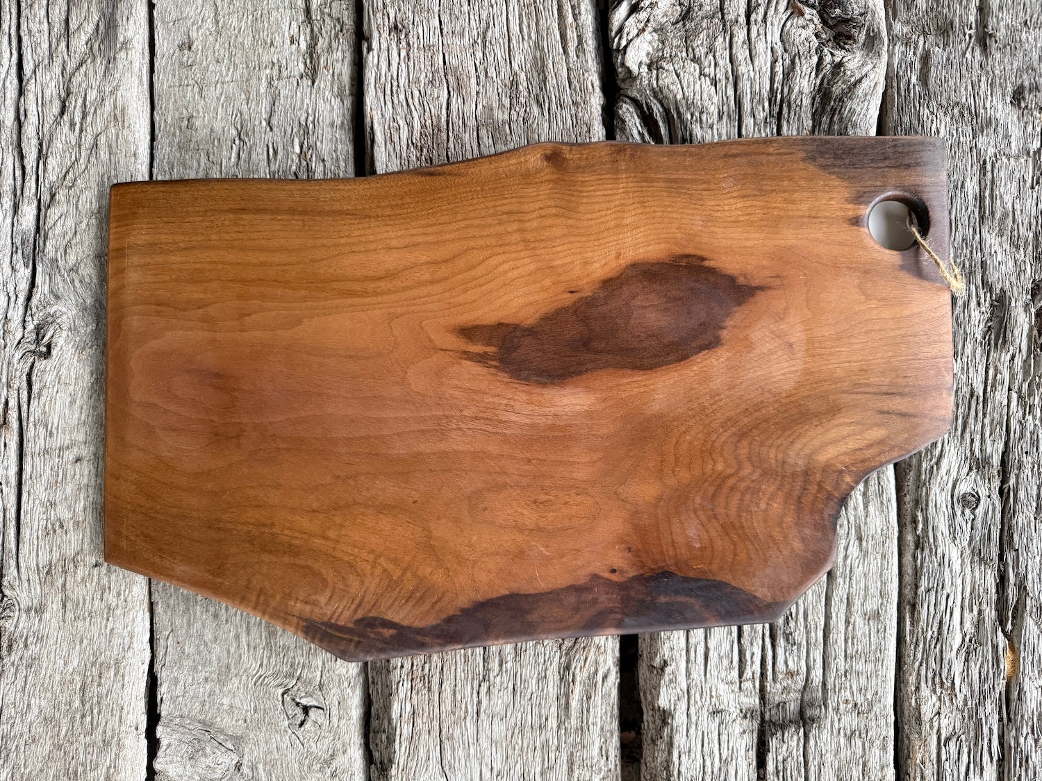 Schwarznuss Servierbrett aus Vollholz