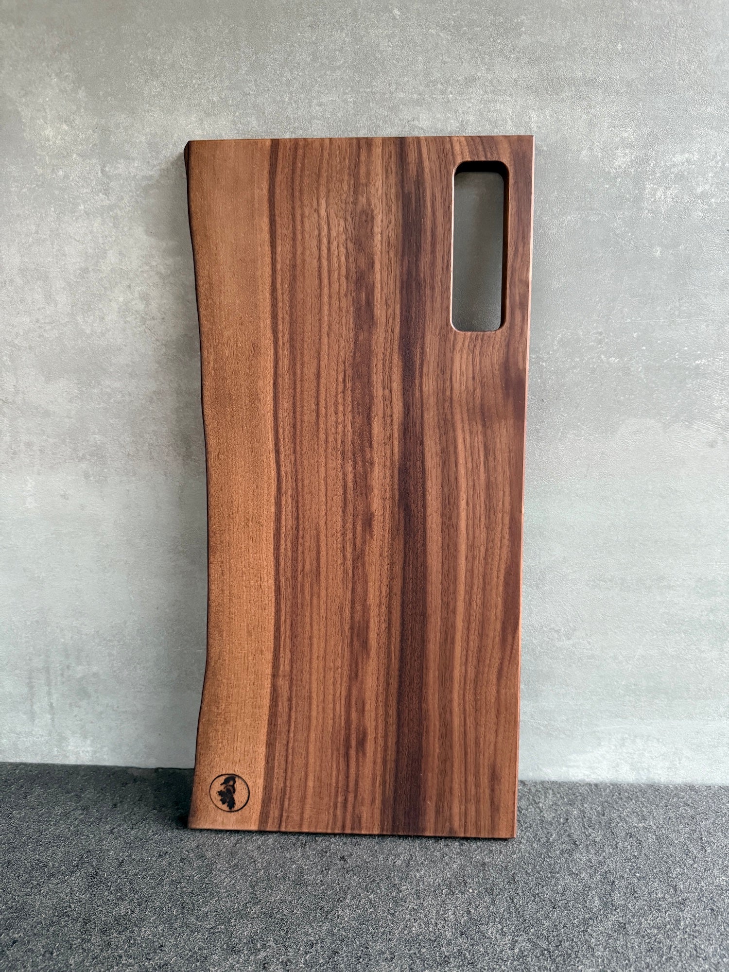 Schneidebrett Nussbaum Massivholz von Spessartbrett