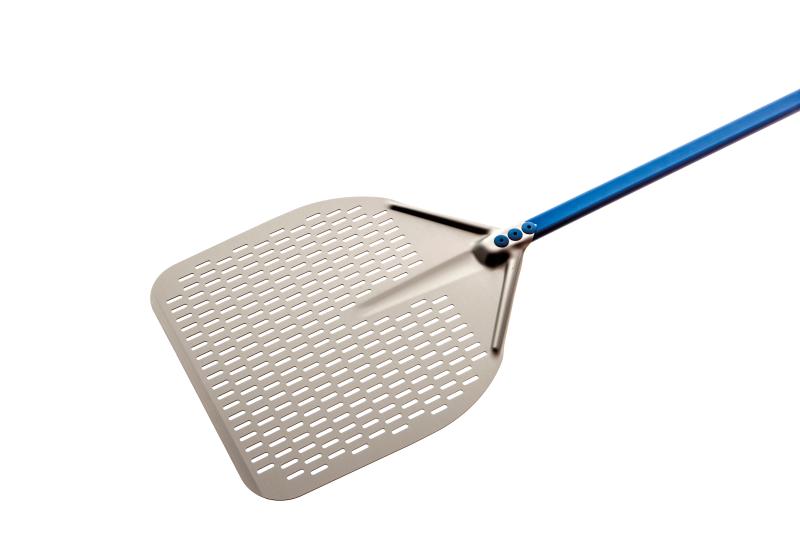 Gi.Metal Azzurra Pizzaschaufel – Aluminium, 33×33 oder 36×36 cm, Griff 60 cm