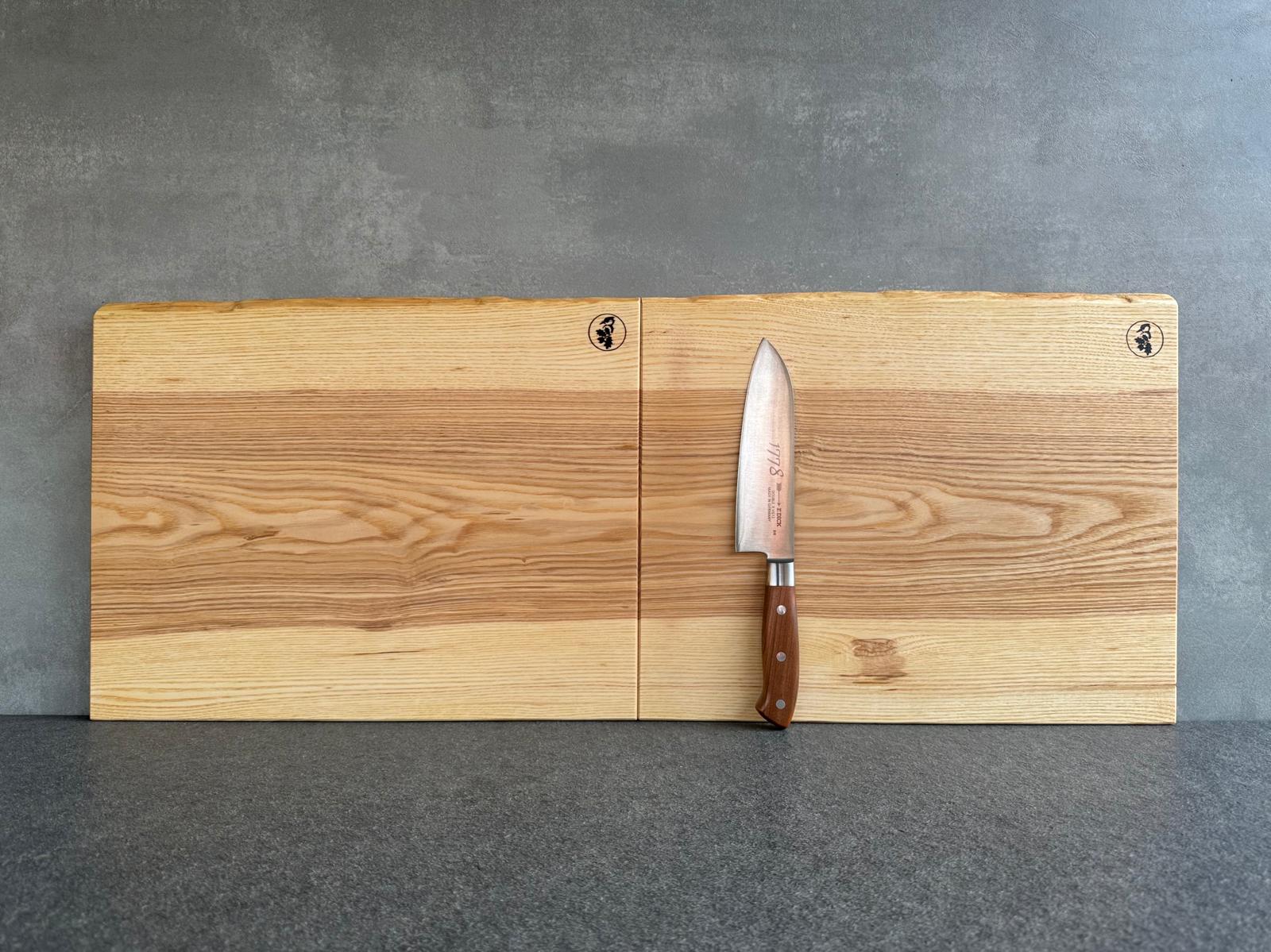 Einzigartige Holzmaserung bei Partnerbrettern sichtbar