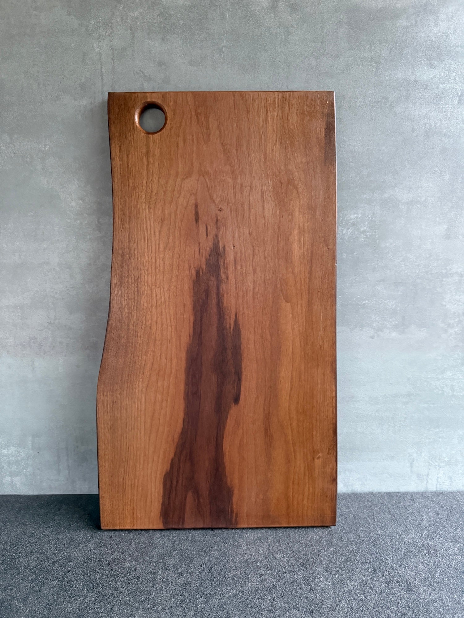 Spessartbrett Nussbaum Schneidebrett aus Vollholz