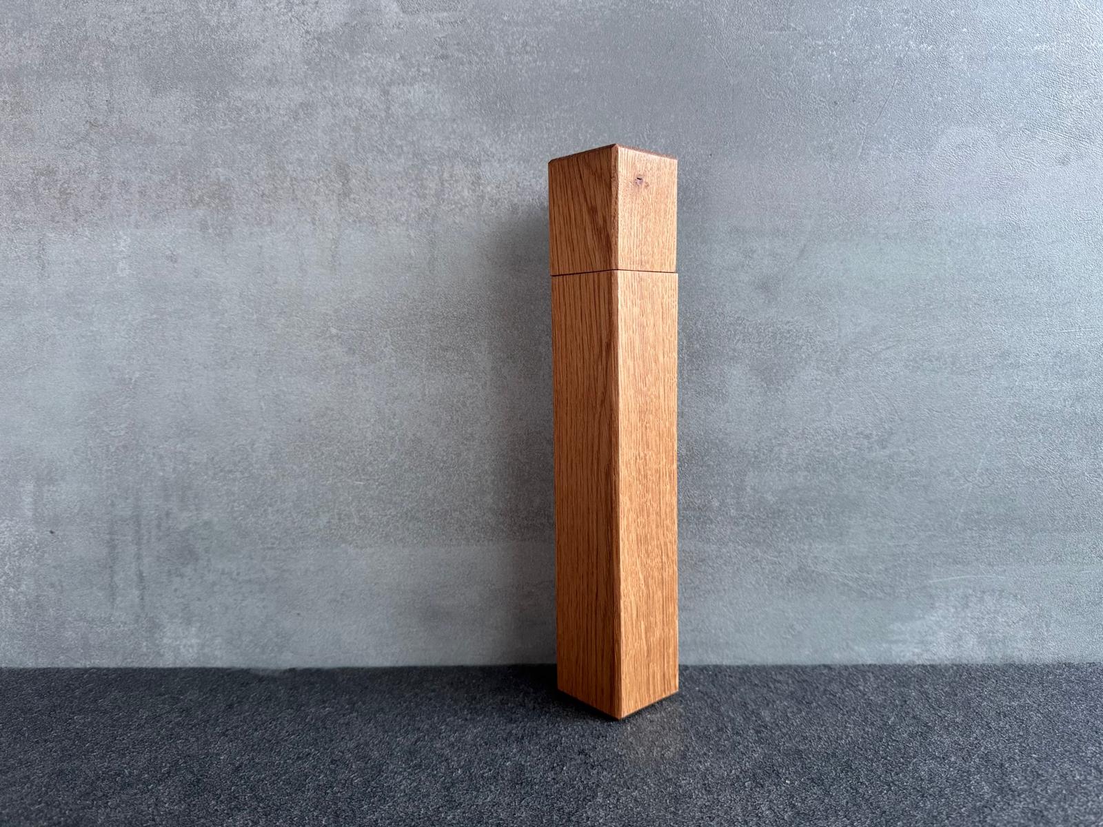 Handgefertigte Salz- & Pfeffermühlen aus edlen Hölzern • 28 cm • Schweizer Präzisions-Schneidwerk für intensiven Geschmack