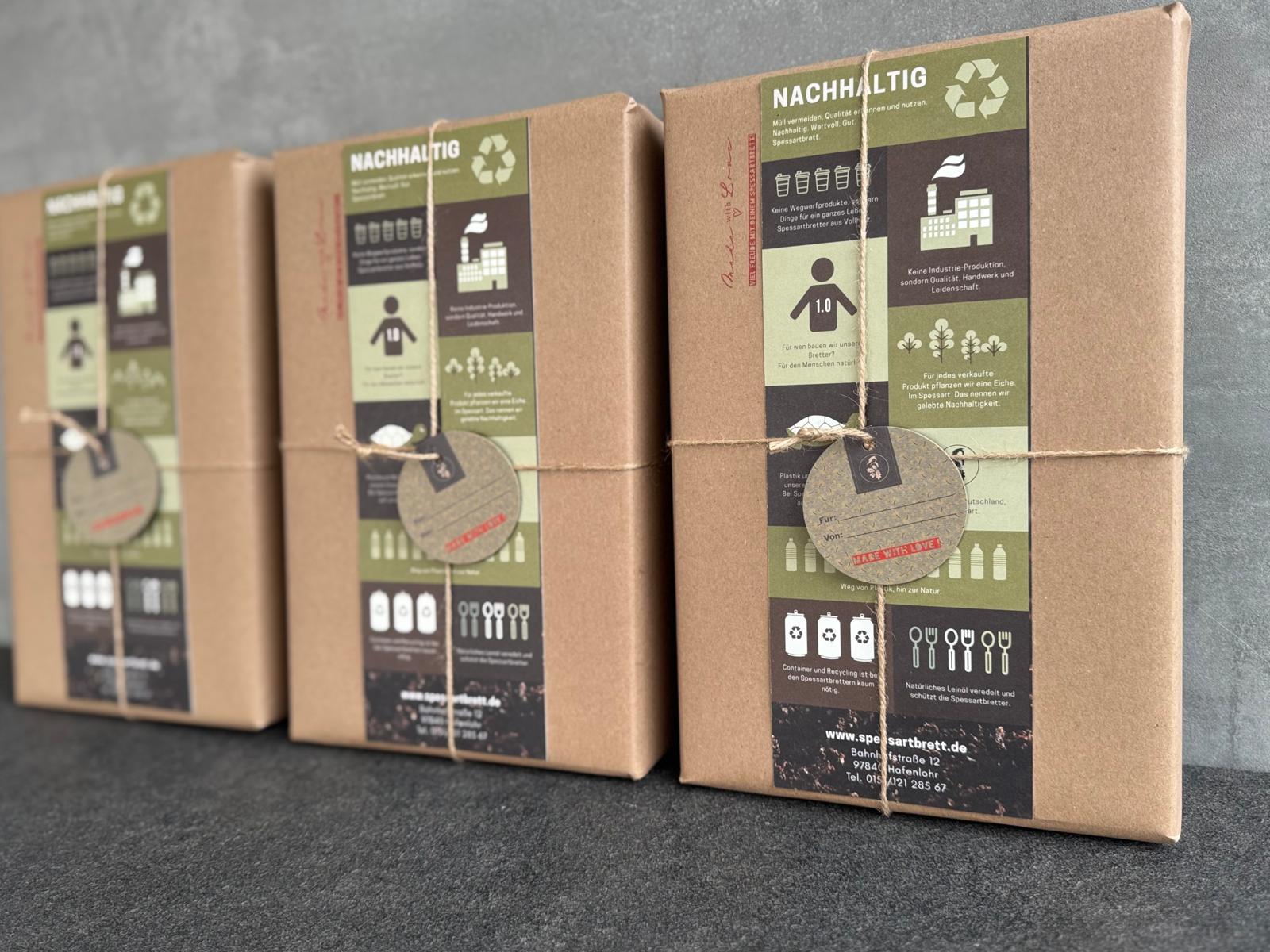 Servierbrett / Brotzeitbrett für Lieblingsmensch - Spessartbrett