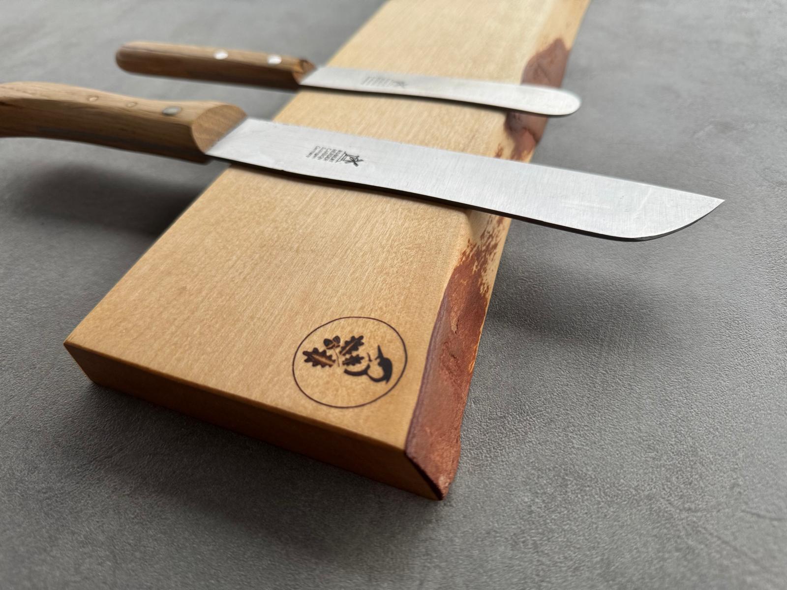 Detailansicht Messerhalter aus Birke