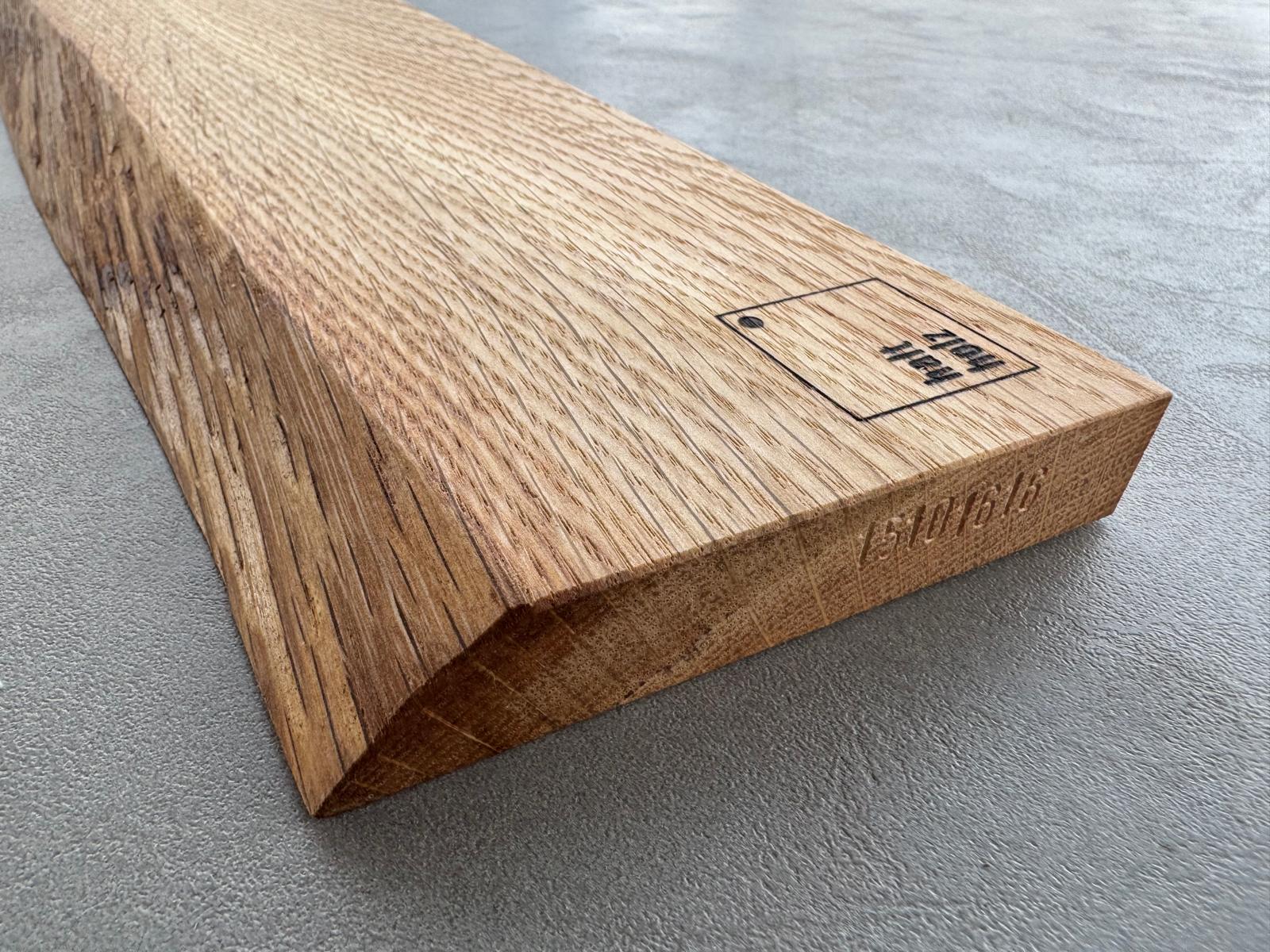 Messerleiste aus massiver Eiche mit starken Magneten