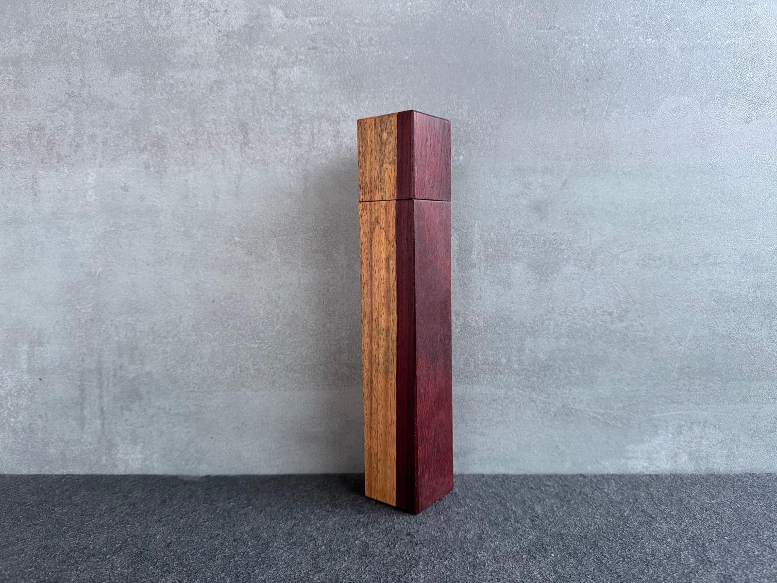 Handgefertigte Salz- & Pfeffermühlen aus edlen Hölzern • 28 cm • Schweizer Präzisions-Schneidwerk für intensiven Geschmack