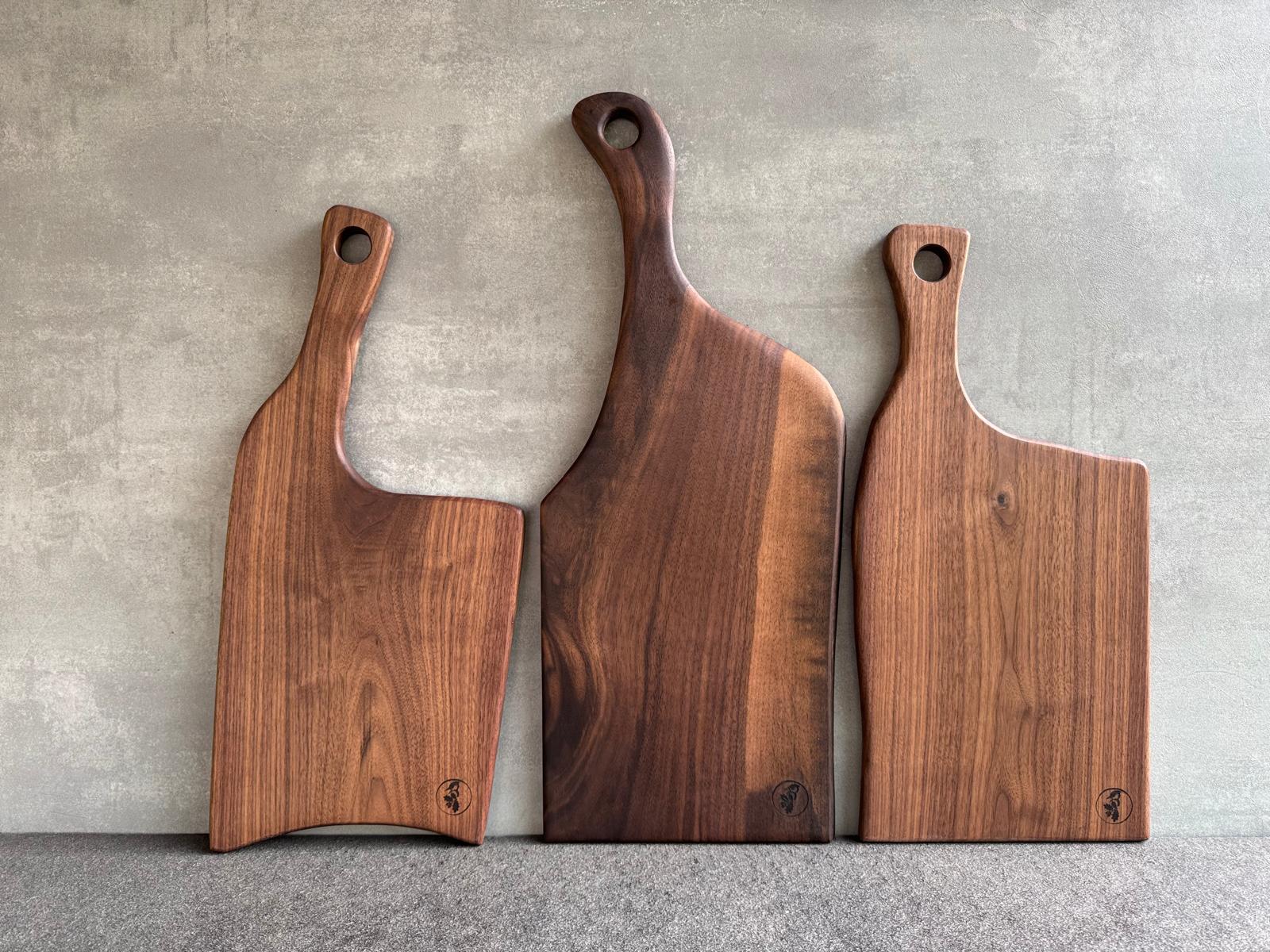 Servierbretter aus einem Stück Nussbaum - Spessartbrett