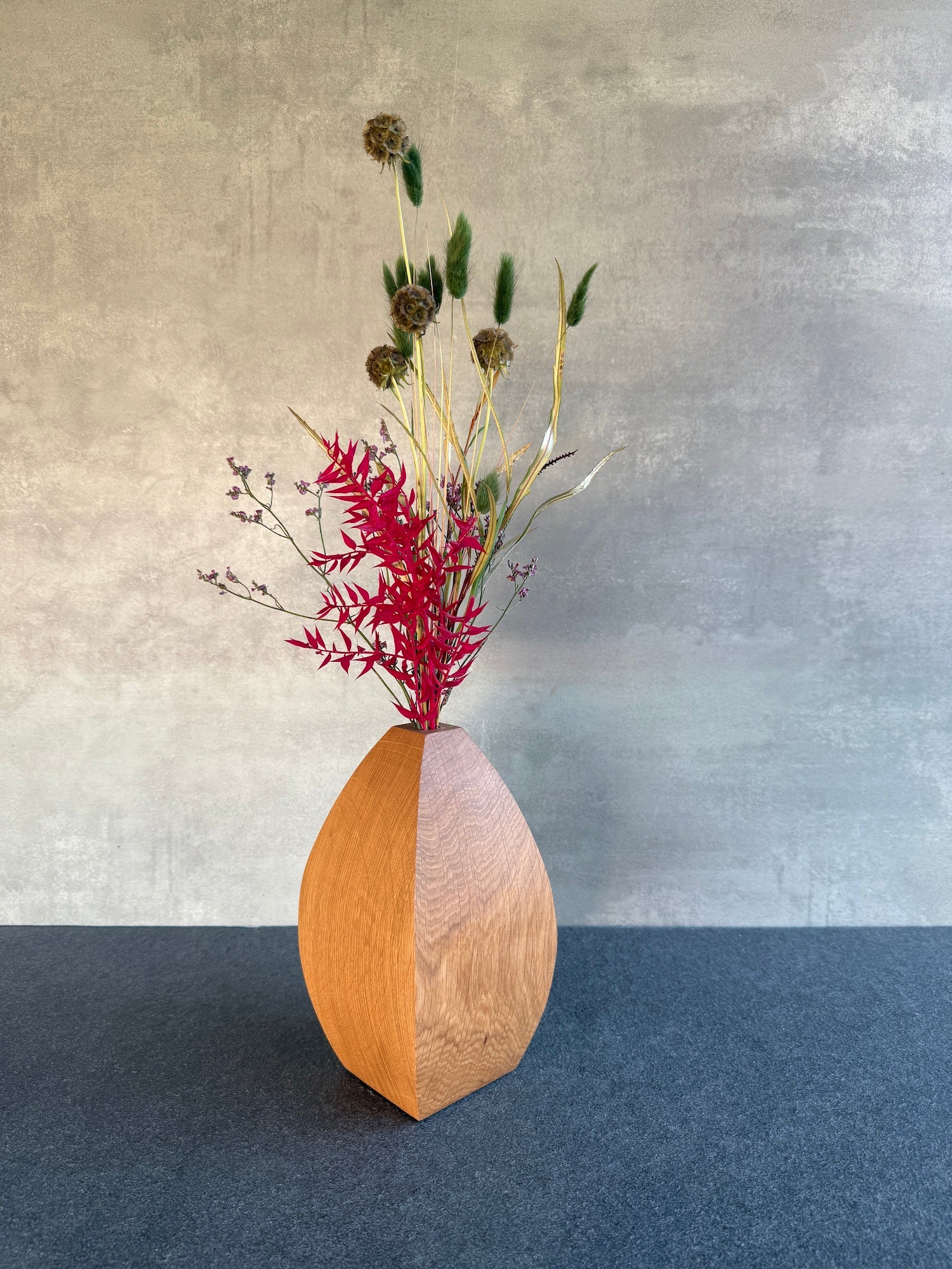 Eichenvase von Spessartbrett