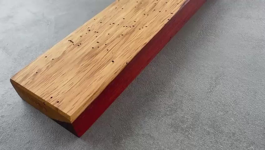 Film über Padouk Messerleiste mit 6 starken Neodym-Magneten